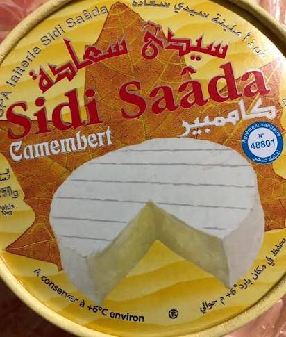 Une boîte de camembert Sidi Saâda.